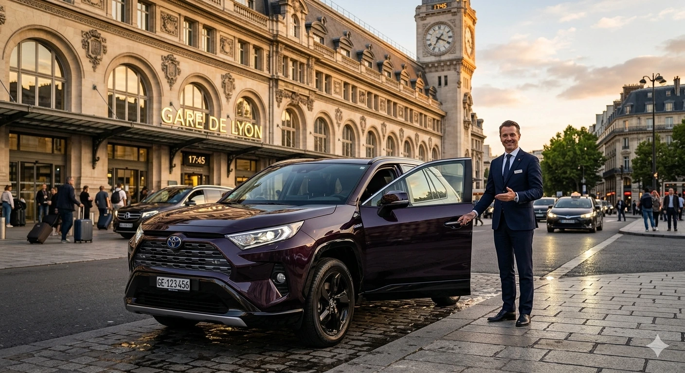 Chauffeur VTC gare Paris